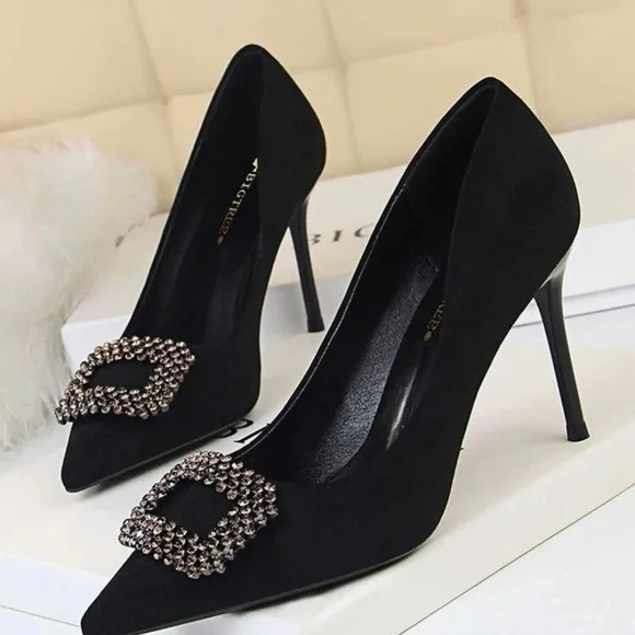 Never worn black heels from shein. - Picture 1 of 3